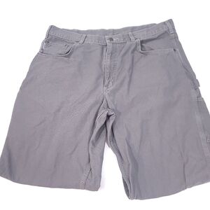 Carhartt Carpenter Pants Mens 40x32 Gray Workwear Canvas